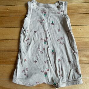 Carter's Sleeveless Pineapple & Coconut Print Romper